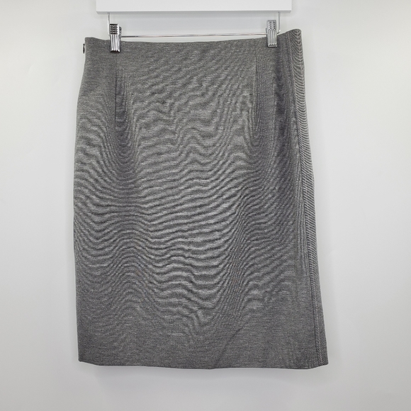 Escada Sport Milano Jersey Skirt Dark Diamond Gray Casual NEW - Picture 4 of 8